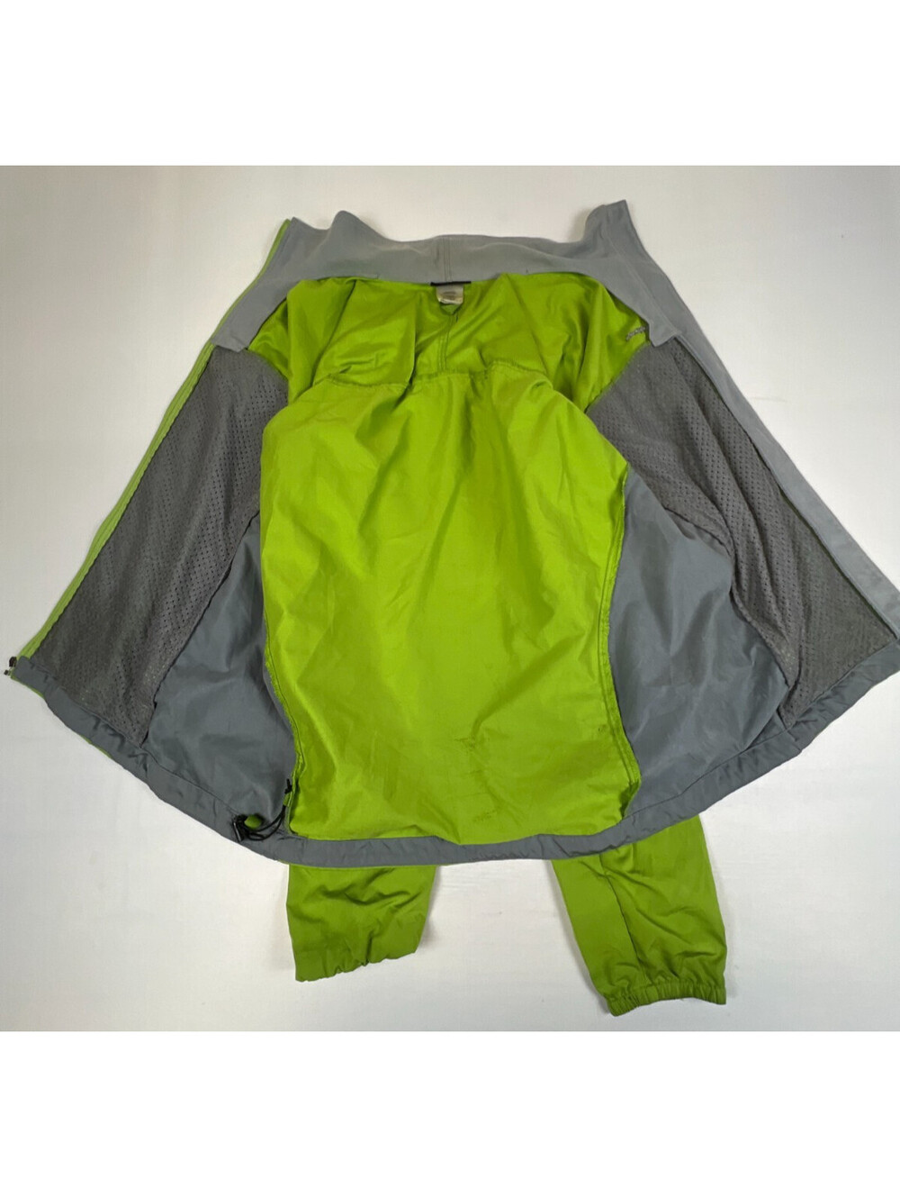 Patagonia Men M Full Zip Jacket Green Grey Windbreaker Outdoor Lightweight - Picture 5 of 14